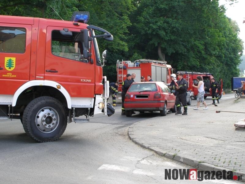 Trzy samochody ucierpiały w kolizji