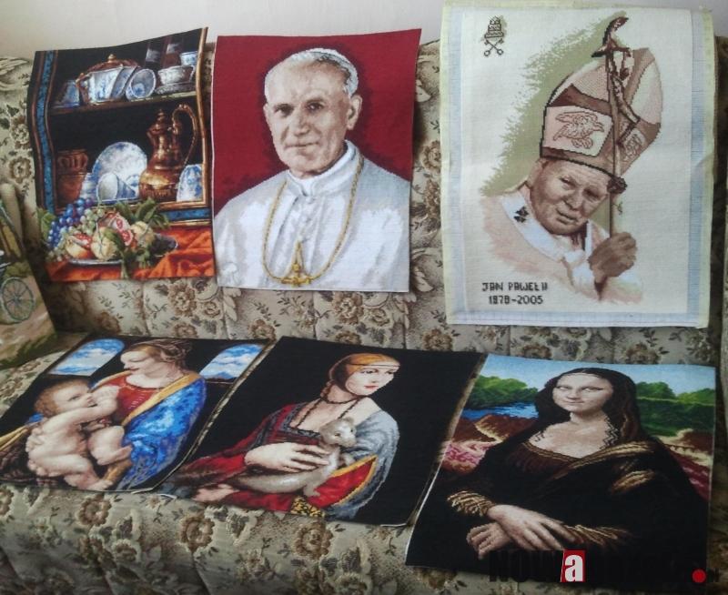 Najbardziej odpręża ją wyszywanie