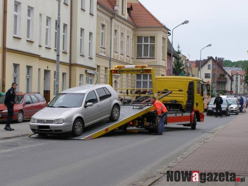 Odholowali auto uniemożliwiające wjazd