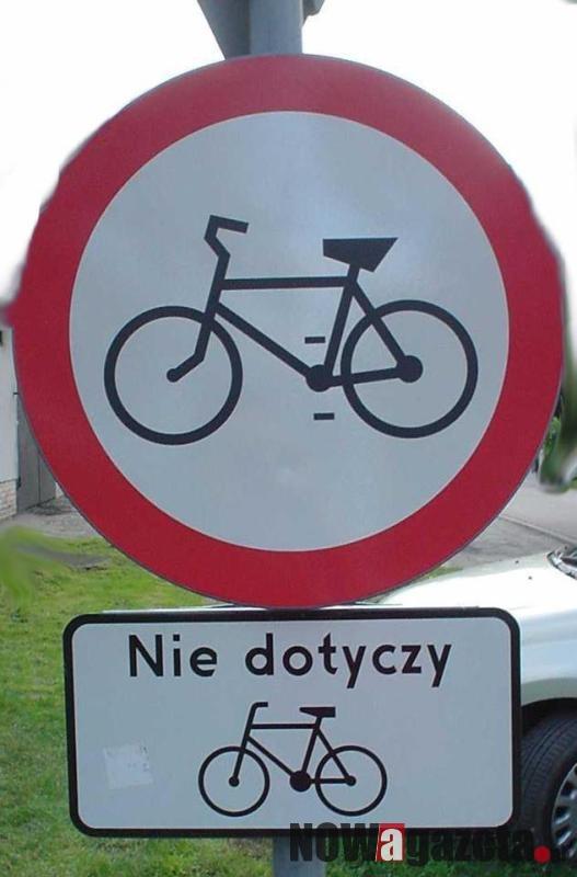 Rowerem po parku nie pojeździsz
