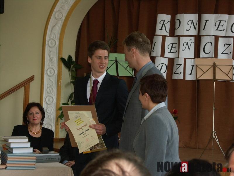 Uroczystość zakończenia nauki w LO