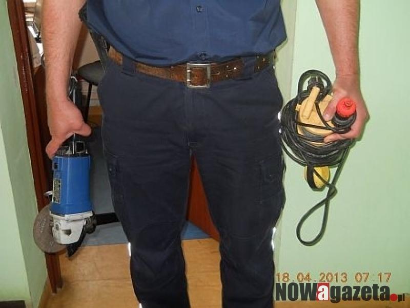 Ukradł narzędzia