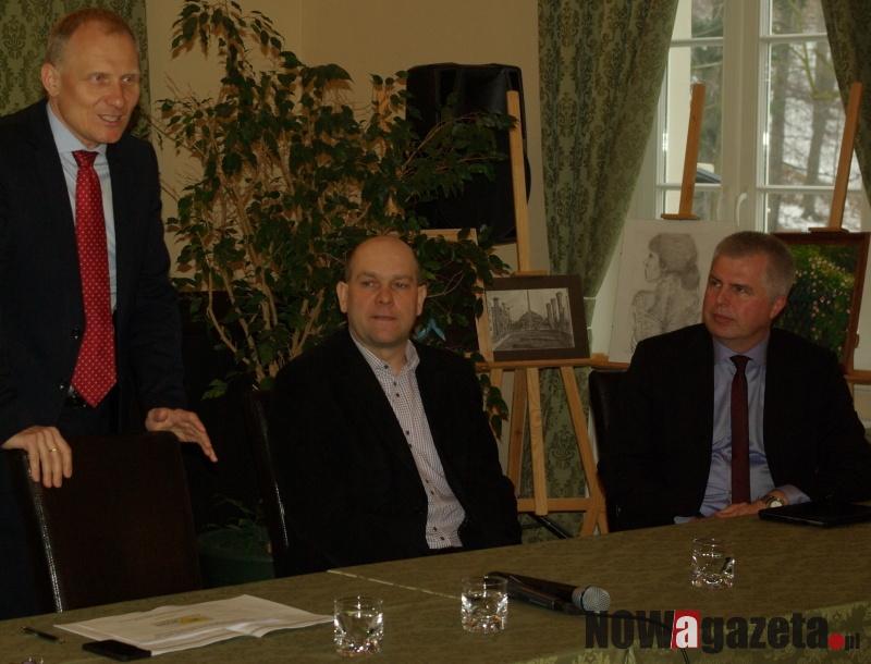 Marszałek Jurkowlaniec w Trzebnicy o powiecie trzebnickim