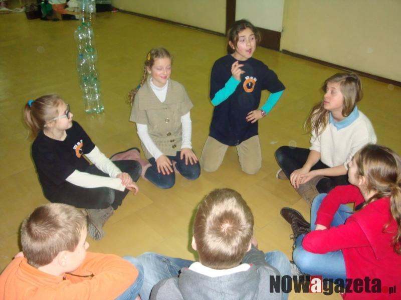 Uczniowie z trzebnickiej 