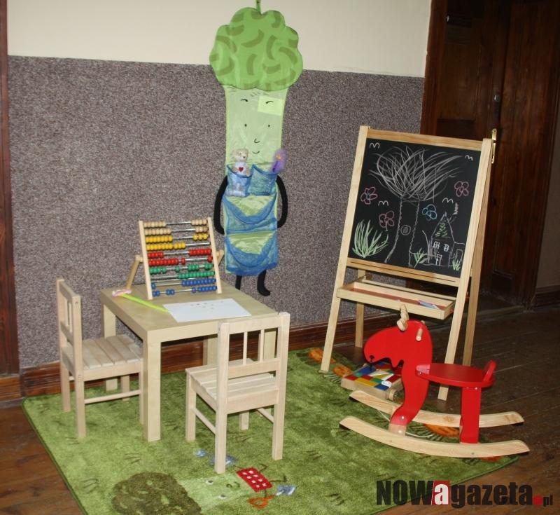 Dzieciecy kącik w prusickim urzędzie