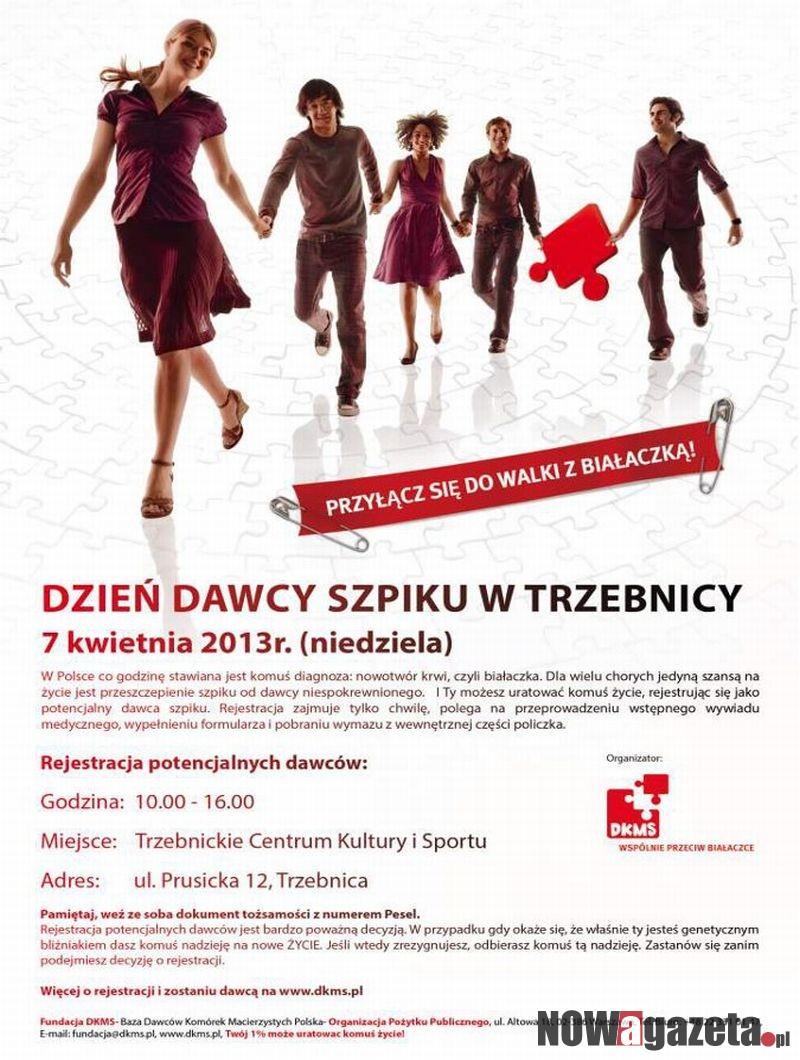 „Dzień Dawcy Szpiku Kostnego w Trzebnicy”