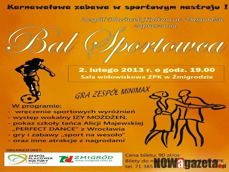 Bal Sportowca w Żmigrodzie