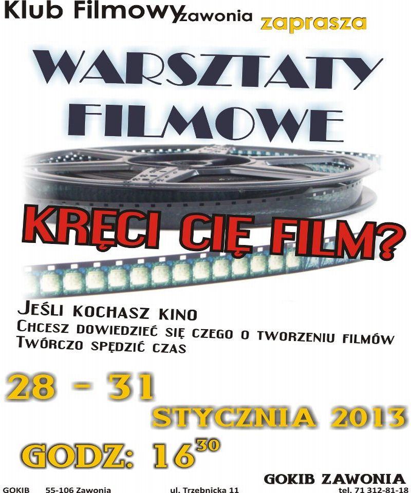 Warsztaty filmowe w Zawoni