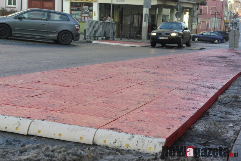 Progi i bariery na trzebnickim Rynku