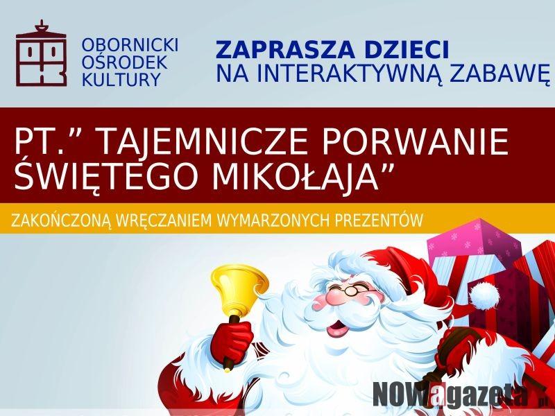 „Mikołaj” w Obornickim Ośrodku Kultury