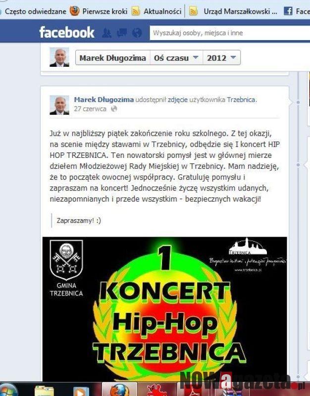 Co z karą za zorganizowanie koncertu na scenie między stawami?