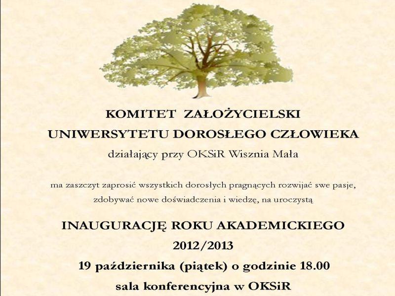 Dorośli inaugurują rok