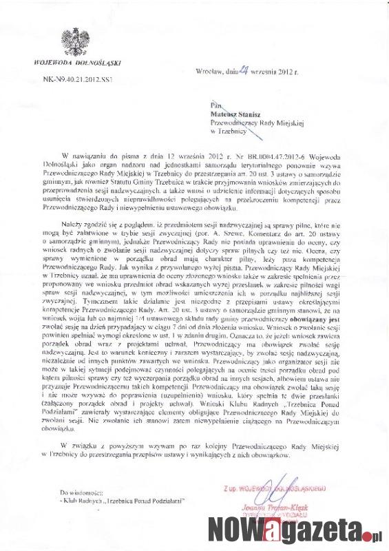 Stanisz na zagrodzie równy wojewodzie?