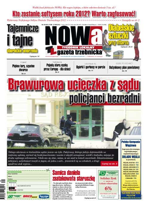 Sensacyjna ucieczka z trzebnickiego Sądu!