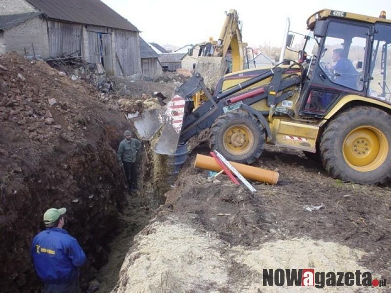 Gmina buduje kanalizację