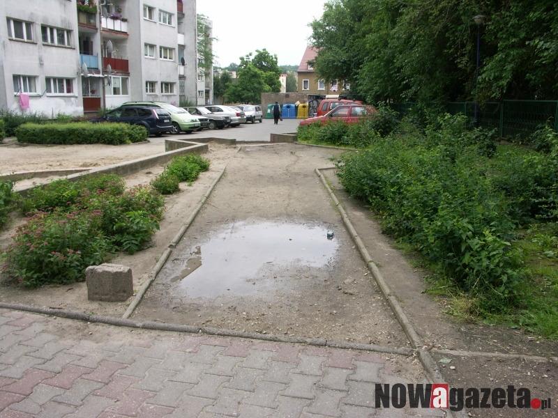 Po deszczu nie da się przejść