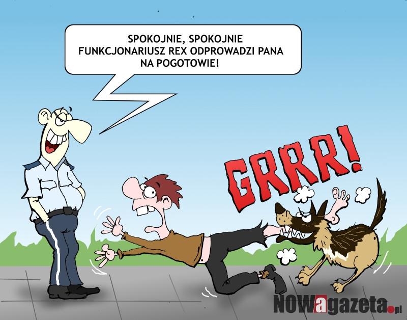 Przyszedł po pomoc, a policjant go zwymyślał
