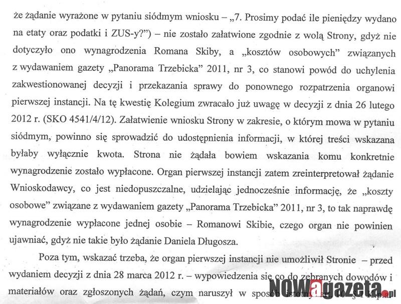 Dlaczego burmistrz ukrywa informacje?