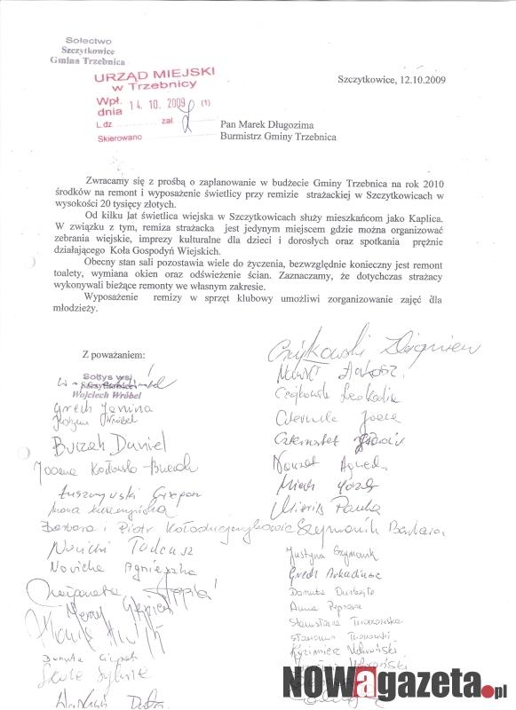 Krótka pamięć burmistrza