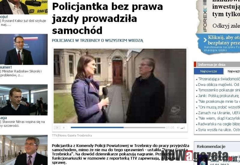Sprawa trzebnickiej policjantki głośna w całym kraju