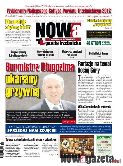 Gazeta już w poniedziałek