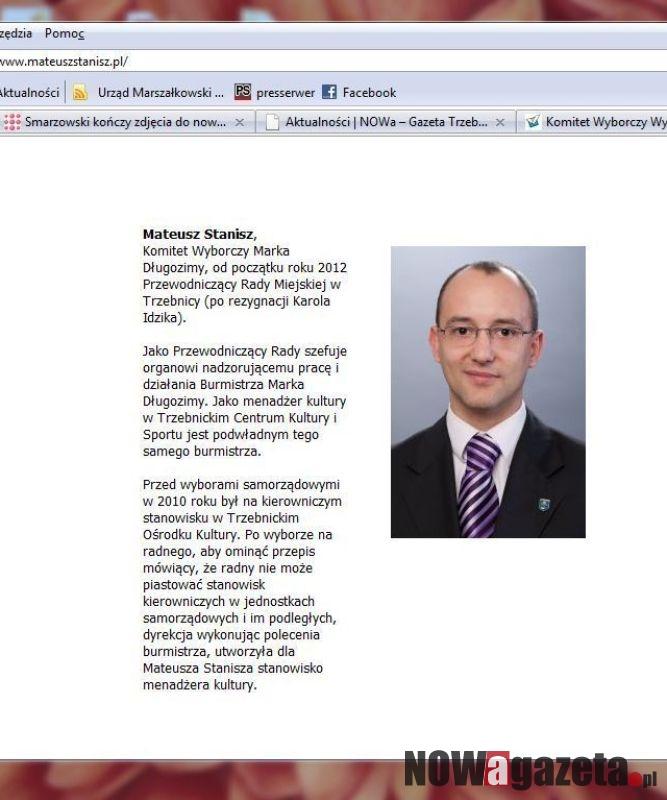 Podwójna rola Mateusza Stanisza