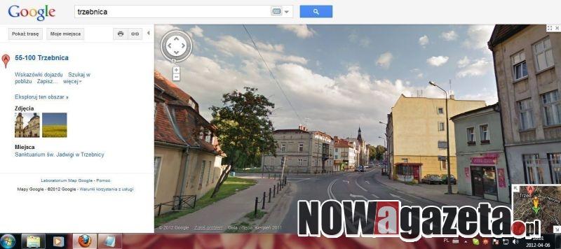 Samochód Google`a zlustrował Trzebnicę