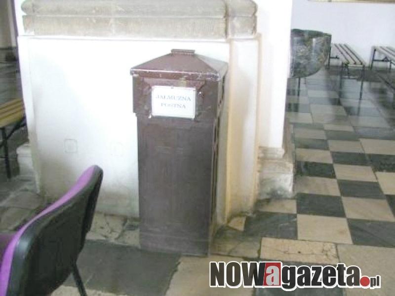 Chciał okraść kościelne skarbonki