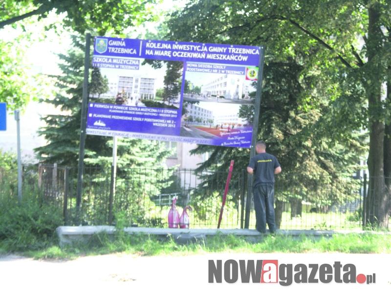 Zmiana tablic informacyjnych