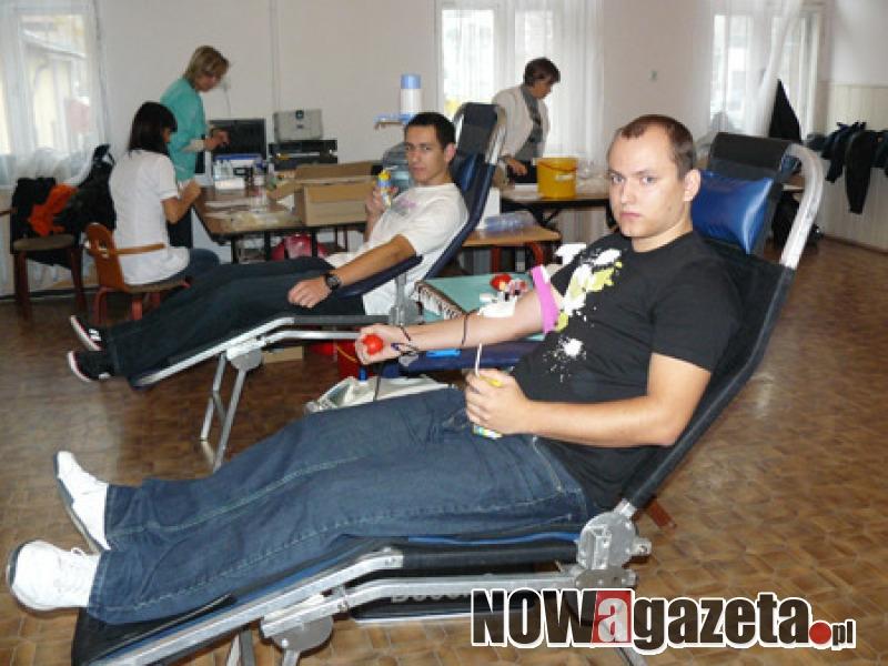 Uczniowie oddali krew