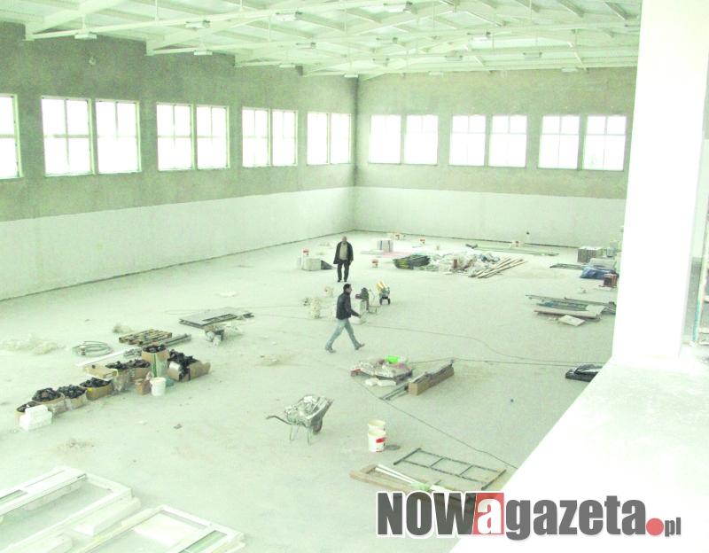 Hala sportowa przed maturami