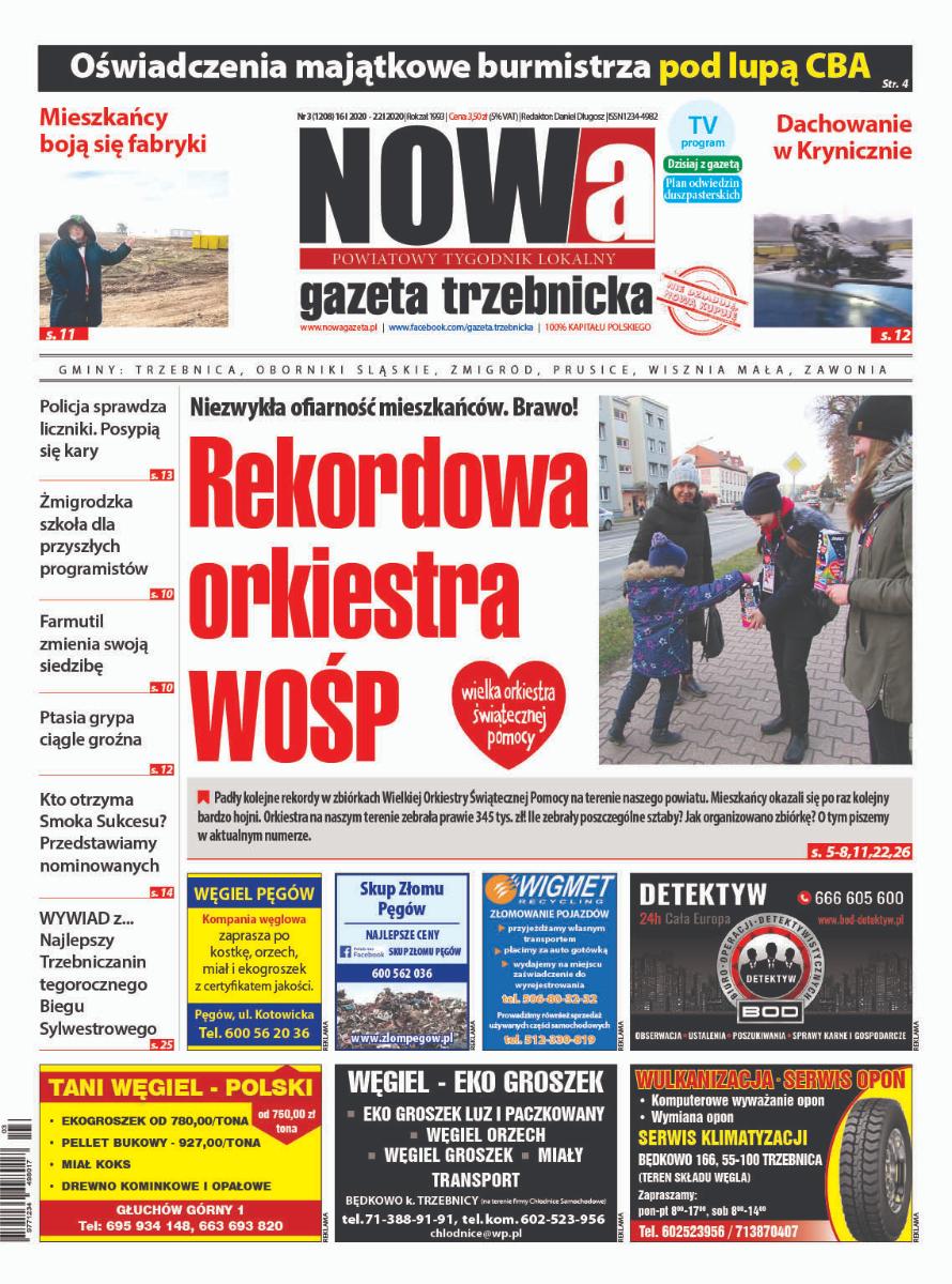 1208 numer NOWej Gazety Trzebnickiej trafia do sprzedaży