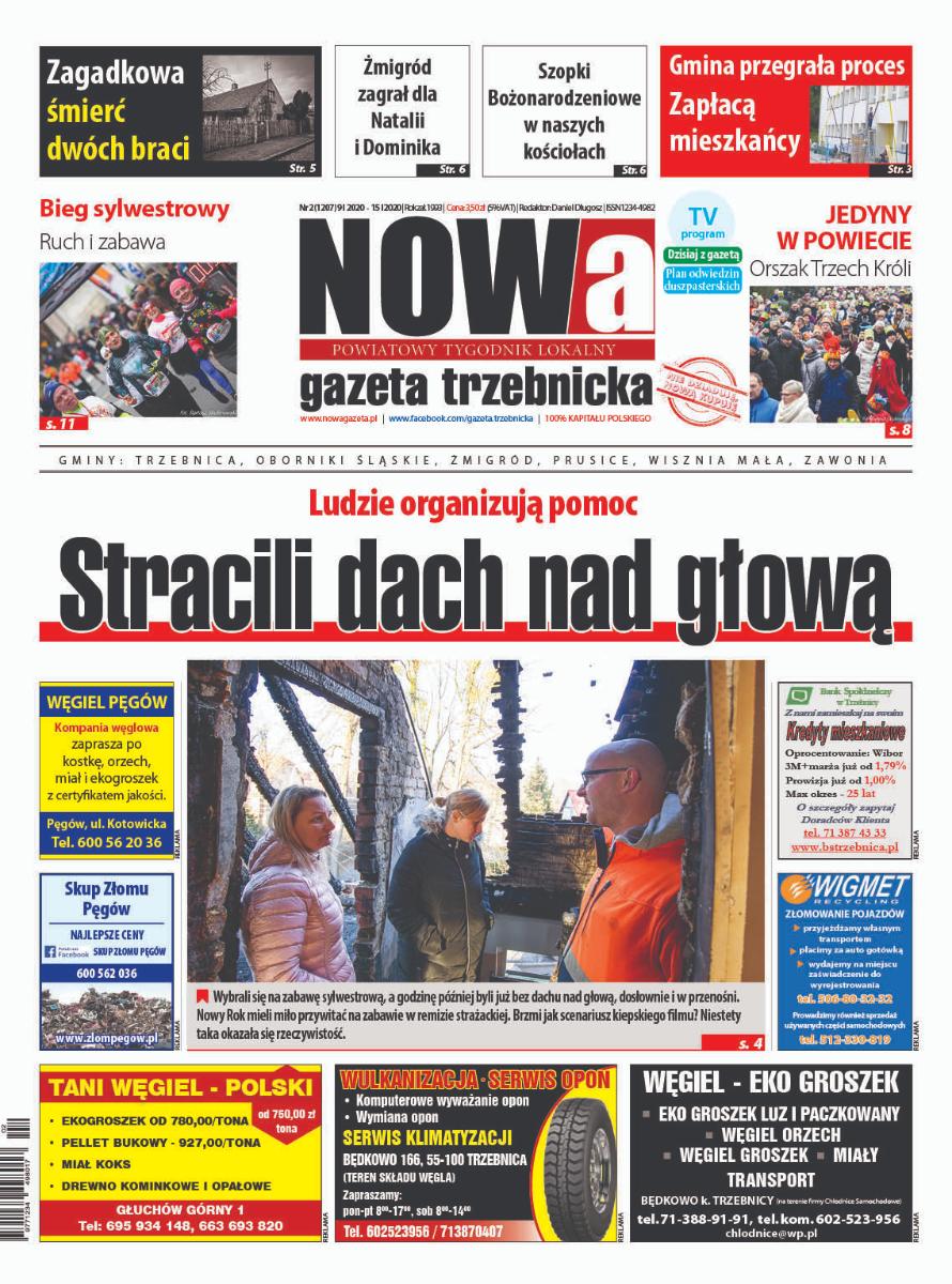 1207 numer NOWej gazety trzebnickiej już od czwartku w sprzedaży