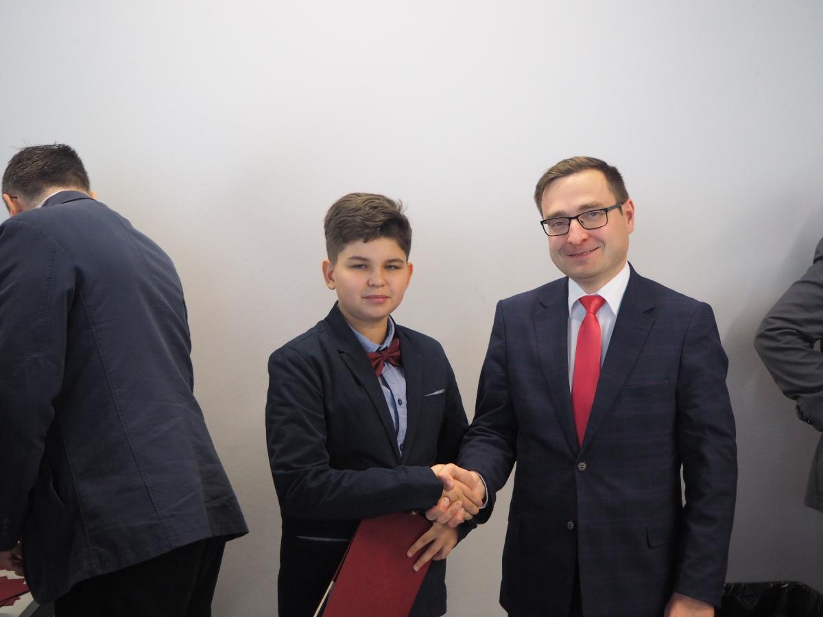 Uczeń ze SP w Krynicznie po raz drugi został zDolnym Ślązakiem!