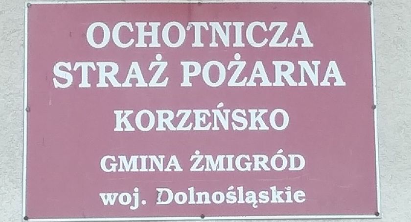OSP Korzeńsko proponuje pomoc