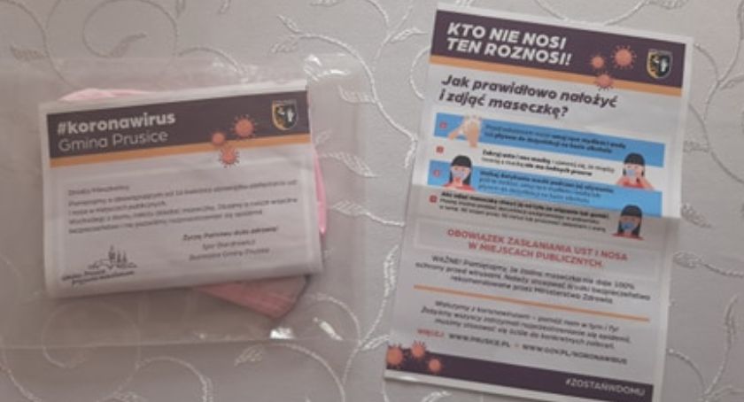 Kto nie nosi ten roznosi! Prusice i okolice też dostają maseczki