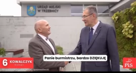 Maska opadła. Burmistrz Długozima jawnie popiera i reklamuje kandydata PiS - FILM