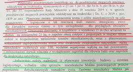 Spór o centrum logistyczne. Eksperci wskazują na zagrożenia
