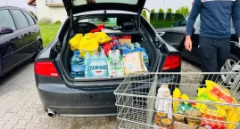 Pierwsze 1400 kg pomocy pojechało już do Kłodzka. O 16 kolejny transport