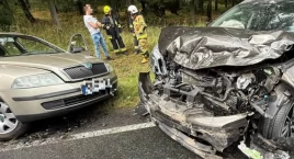 Groźny wypadek. Trzy osoby ranne, zginął pies