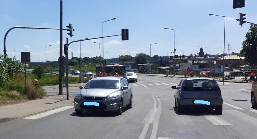 Rondo zamiast świateł w Starachowicach