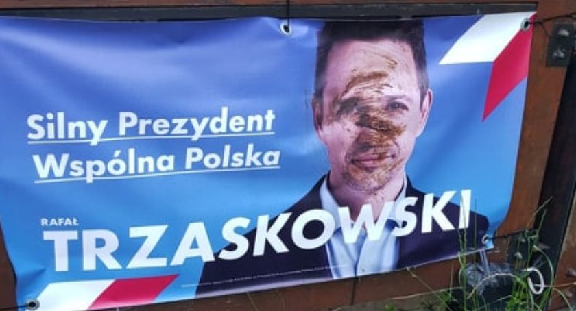 Na kilka dni przed prezydencką dogrywką. Kto zniszczył plakaty z wizerunkiem Rafała Trzaskowskiego?