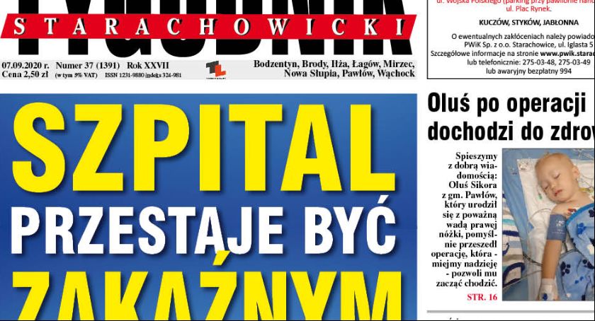 Poniedziałek! Od dziś w sprzedaży nowy numer TYGODNIKA STARACHOWICKIEGO