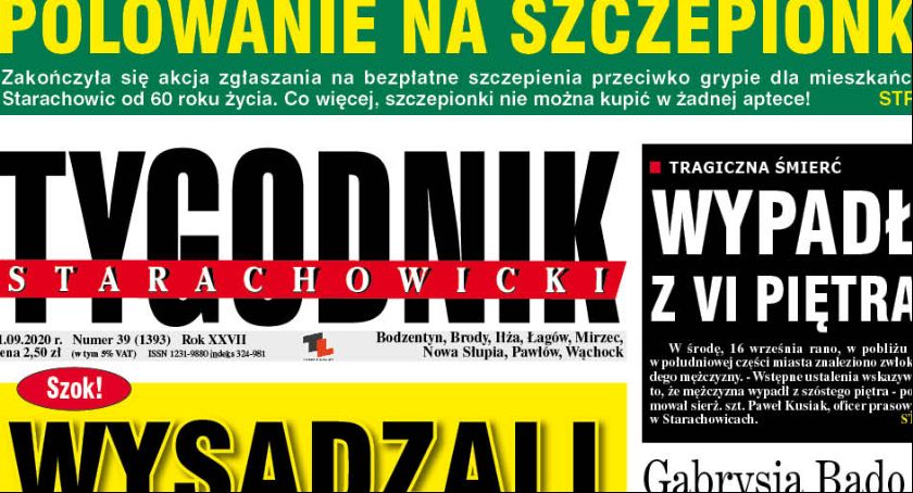 Poniedziałek! Dziś nowe numer Tygodnika Starachowickiego. Zapraszamy do lektury