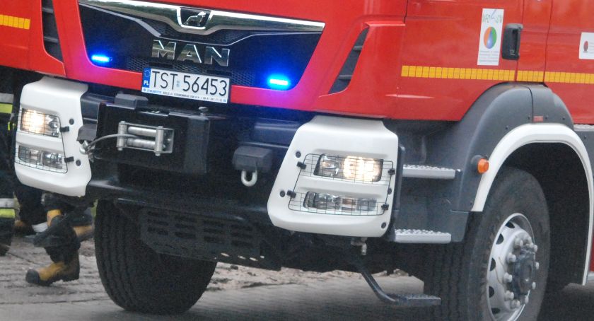 Groziło potężnym wybuchem. Pożar na Romantycznej w Starachowicach 