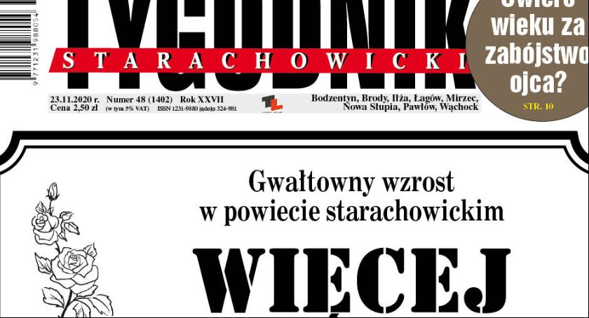 Poniedziałek! Już w sprzedaży najnowszy numer TYGODNIKA STARACHOWICKIEGO