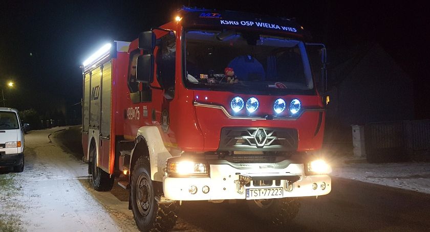 Marcinków. Nocny alarm gazowy!