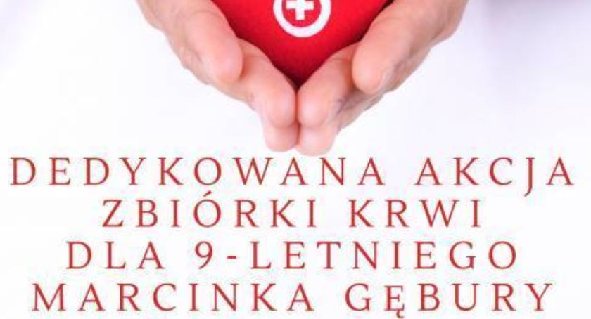 Oddaj krew dla Marcinka