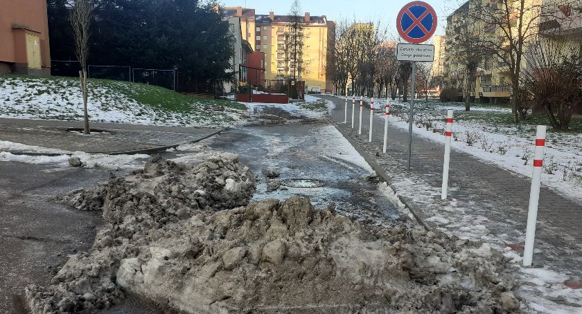 Droga pożarowa nieprzejezdna 