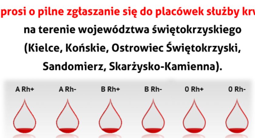 Pilnie potrzebna krew